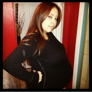 Here I am @ 28 weeks. Yes, I know I was BIG!!